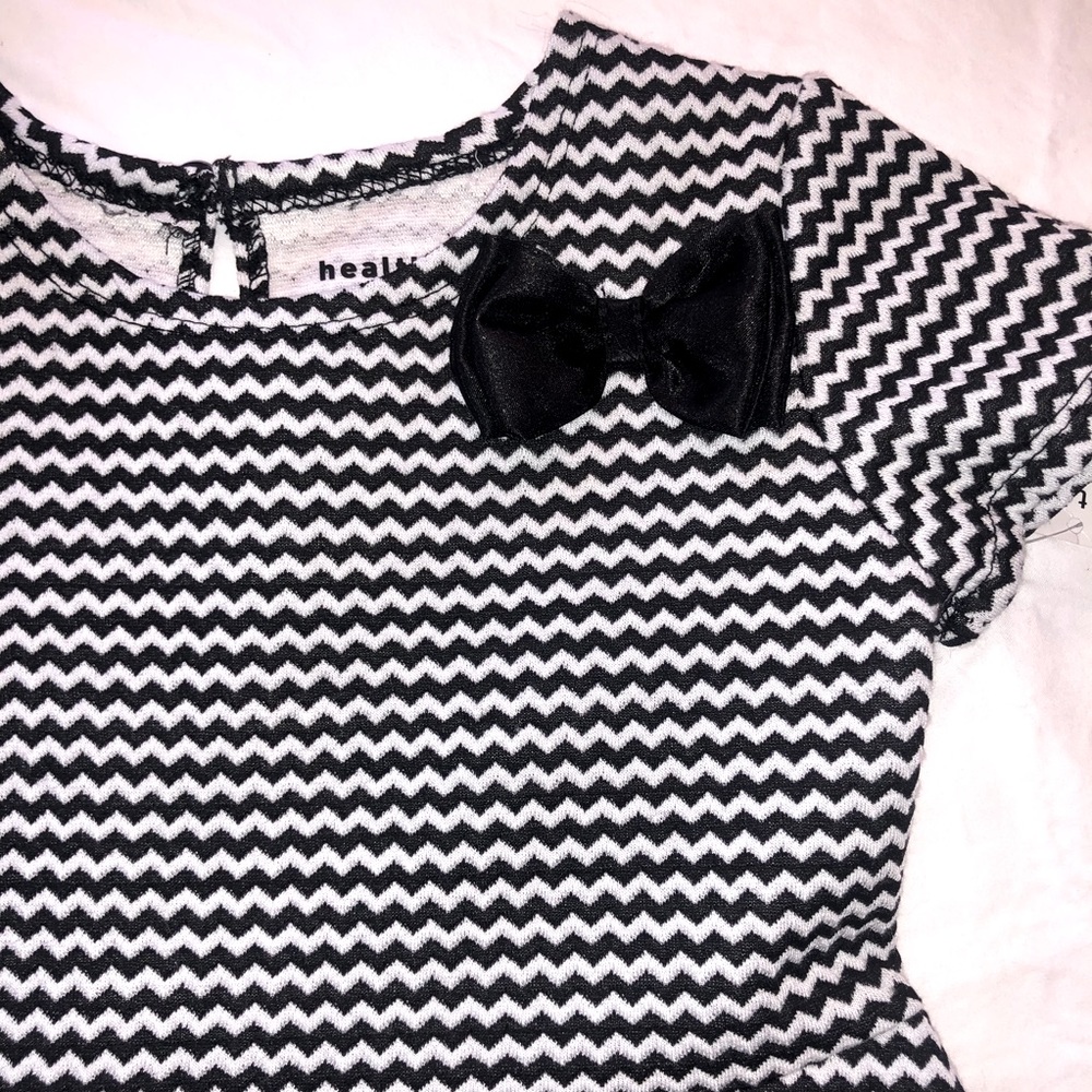 Cute black white dress